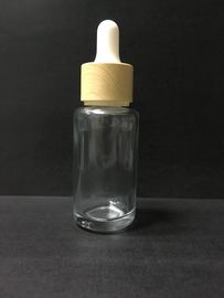Διαφανές Dropper γυαλιού μπουκαλιών ουσιαστικού πετρελαίου 30ml μπουκάλι με την πλαστική συσκευασία ΚΑΠ Skincare