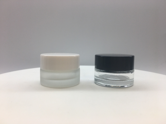 10 καλλυντική εκτύπωση ISO9001 Silkscreen βάζων γυαλιού γραμμαρίου για την κρέμα ματιών