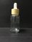Διαφανές Dropper γυαλιού μπουκαλιών ουσιαστικού πετρελαίου 30ml μπουκάλι με την πλαστική συσκευασία ΚΑΠ Skincare
