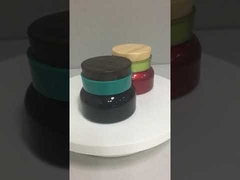 50g Glass Cosmetic Jar Unique Design Plastic Cap For Skincare Packaging