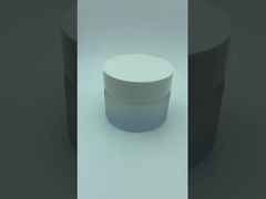 Κοσμητικό Βάζο 100ml Ice flower spray coating Βάζο με λευκό καπάκι κρέμα Βάζο Συσκευασία Περιποίησης Δέρματος OEM