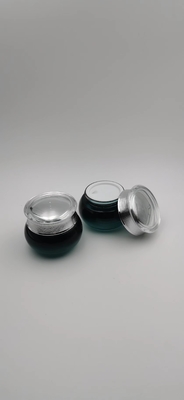 Προσαρμοσμένο έγχρωμο λογότυπο Cosmetic Jar Skincare Packaging Δωρεάν Δείγμα γυαλιού