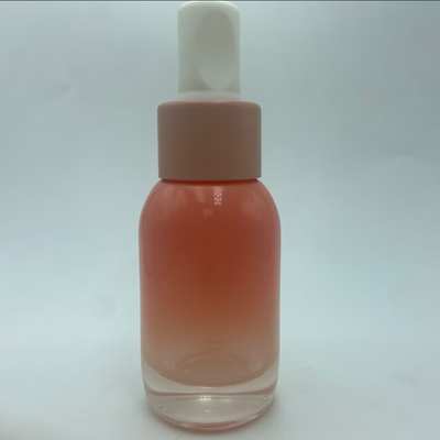 50ml Ροζ Λοσιόν γυάλινο μπουκάλι Προσαρμοσμένο λογότυπο OEM γυάλινο μπουκάλι Λοσιόν μπουκάλι Wholesale Manufacturer