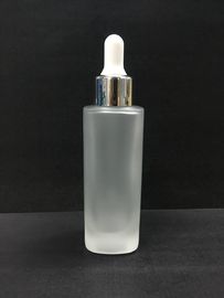 50ml τετραγωνικά καλλυντικά Dropper γυαλιού μπουκάλια/παγωμένη συσκευασία Skincare μπουκαλιών ουσιαστικού πετρελαίου