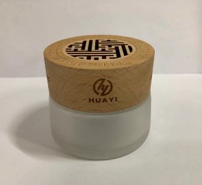 50g επαγγελματική καλλυντική συσκευασία Skincare βάζων κρέμας με το ξύλινο διάφορο χρώμα ΚΑΠ και εκτύπωση