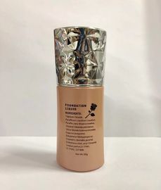 40ml μπουκάλια ιδρύματος Makeup γυαλιού με την ασημένια αντλιών και κάλυψης λοσιόν εκτύπωση Annd χρώματος μπουκαλιών διάφορη
