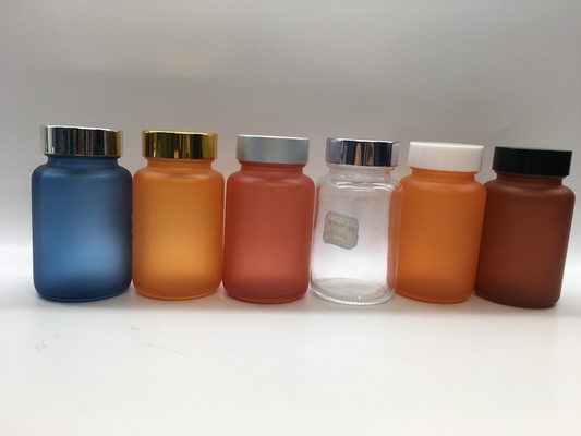 Το διαφανές παγωμένο μπουκάλι καψών γυαλιού επιμεταλλώνει με ηλεκτρόλυση MSDS για τα φάρμακα
