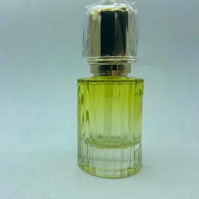 Κίτρινο Premium γυάλινο μπουκάλι λοσιόν 40ml με χρυσή αντλία μπουκάλι καλλυντικά μπουκάλι OEM