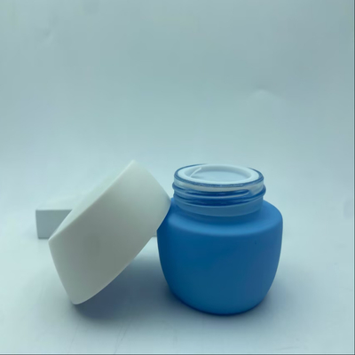 Συσκευασία Καλλυντικών 30G Δοχείο Κρέμας Gel με Λευκό Πλαστικό Καπάκι Συσκευασία Μπουκάλι Κρέμας