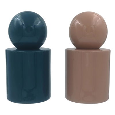 Προσαρμοσμένα Γυάλινα Μπουκάλια Αρώματος 30ml & 50ml Πολυτελείας  Γυάλινο Μπουκάλι με Αντλία Ψεκασμού ή Ορού Στρογγυλό Καπάκι Μπάλα για Προϊόν Ορού