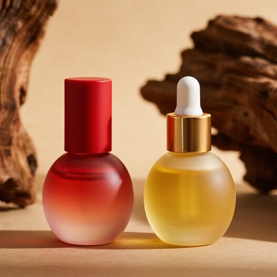 Προσαρμοσμένο μπουκάλι ορού 30ml/40ml/50ml για φροντίδα του δέρματος - Αστικό λάδι προσώπου γυάλινο μπουκάλι με σταγονό