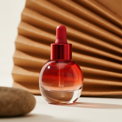 Προσαρμοσμένο μπουκάλι ορού 30ml/40ml/50ml για φροντίδα του δέρματος - Αστικό λάδι προσώπου γυάλινο μπουκάλι με σταγονό