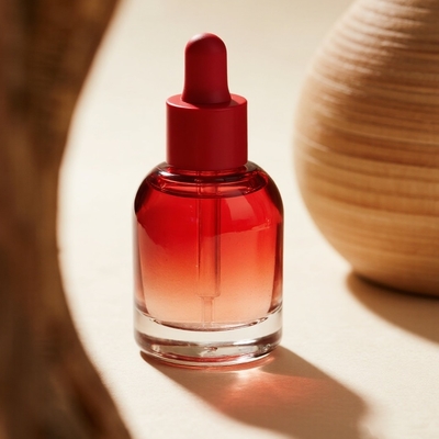 Προσαρμοσμένο μπουκάλι ορού 30ml/40ml/50ml για φροντίδα του δέρματος - Αστικό λάδι προσώπου γυάλινο μπουκάλι με σταγονό