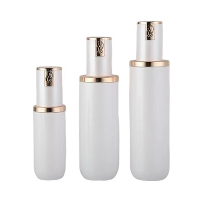 30ml μπουκάλι λοσιόν γυαλιού με αντλιών το διαφανές πράσινο λευκό μαργαριταριών χρώματος κλίσης μπλε