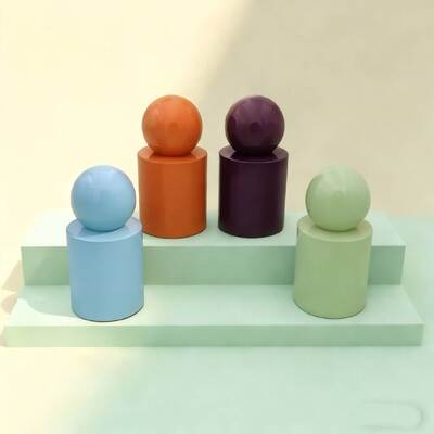 Προσαρμοσμένα Γυάλινα Μπουκάλια Αρώματος 30ml & 50ml Πολυτελείας  Γυάλινο Μπουκάλι με Αντλία Ψεκασμού ή Ορού Στρογγυλό Καπάκι Μπάλα για Προϊόν Ορού