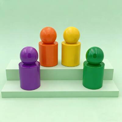 Προσαρμοσμένα Γυάλινα Μπουκάλια Αρώματος 30ml & 50ml Πολυτελείας  Γυάλινο Μπουκάλι με Αντλία Ψεκασμού ή Ορού Στρογγυλό Καπάκι Μπάλα για Προϊόν Ορού