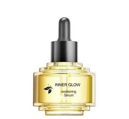 Πολυτελές δίχρωμο γυάλινο μπουκάλι σταγονόμετρου 30 ml Νέο κομψό σχέδιο για την περιποίηση του δέρματος με αιθέριο έλαιο