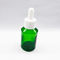 Πράσινο πλαστικό ΚΑΠ ώμων ουσιαστικού πετρελαίου 30ml κεκλιμένο Dropper μπουκαλιών
