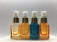 SGS ISO MSDS πορτοκαλί μπλε 20ml μπουκάλι αντλιών γυαλιού για το λοσιόν και τον ορό