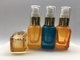 SGS ISO MSDS πορτοκαλί μπλε 20ml μπουκάλι αντλιών γυαλιού για το λοσιόν και τον ορό