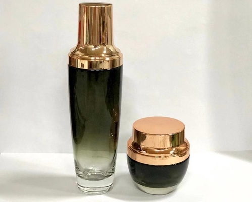 Προσαρμοσμένη Κρέμα Καλλυντικών 20g 120ml Γυάλινο Δοχείο Καλλυντικών με διαφορετικά Χρώματα και διακόσμηση